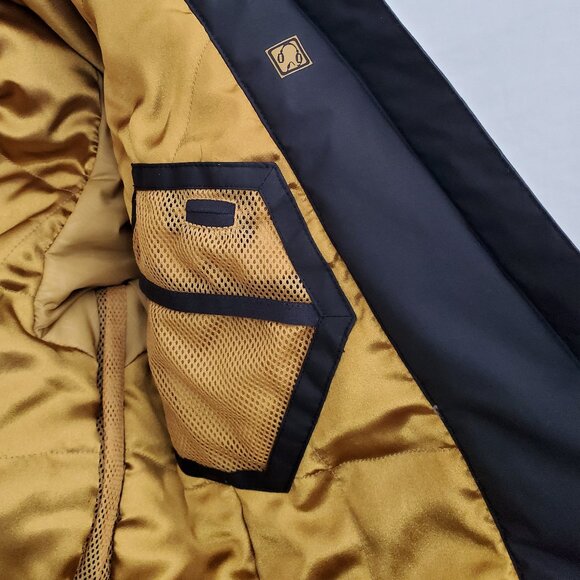 ✨ Vintage HELLEY HANSEN Black/Gold Ski Jacket L/G ✨ - Picture 11 of 12
